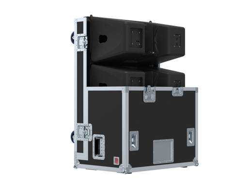 Santosom Cabinet Flight case PRO-3, 3x Nexo GEO M12