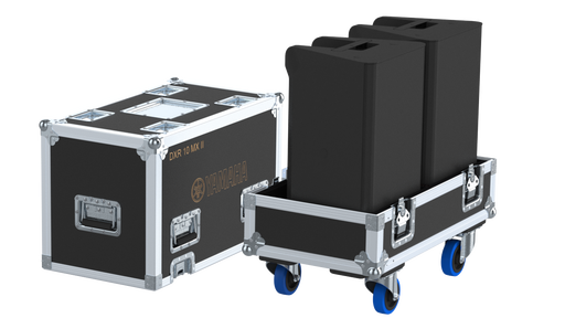 Santosom Cabinet Flight case PRO, 2x Yamaha DXR 10 MX II
