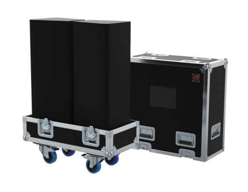 Santosom Cabinet Flight Case, 2x LD Systems Stinger 28 G3