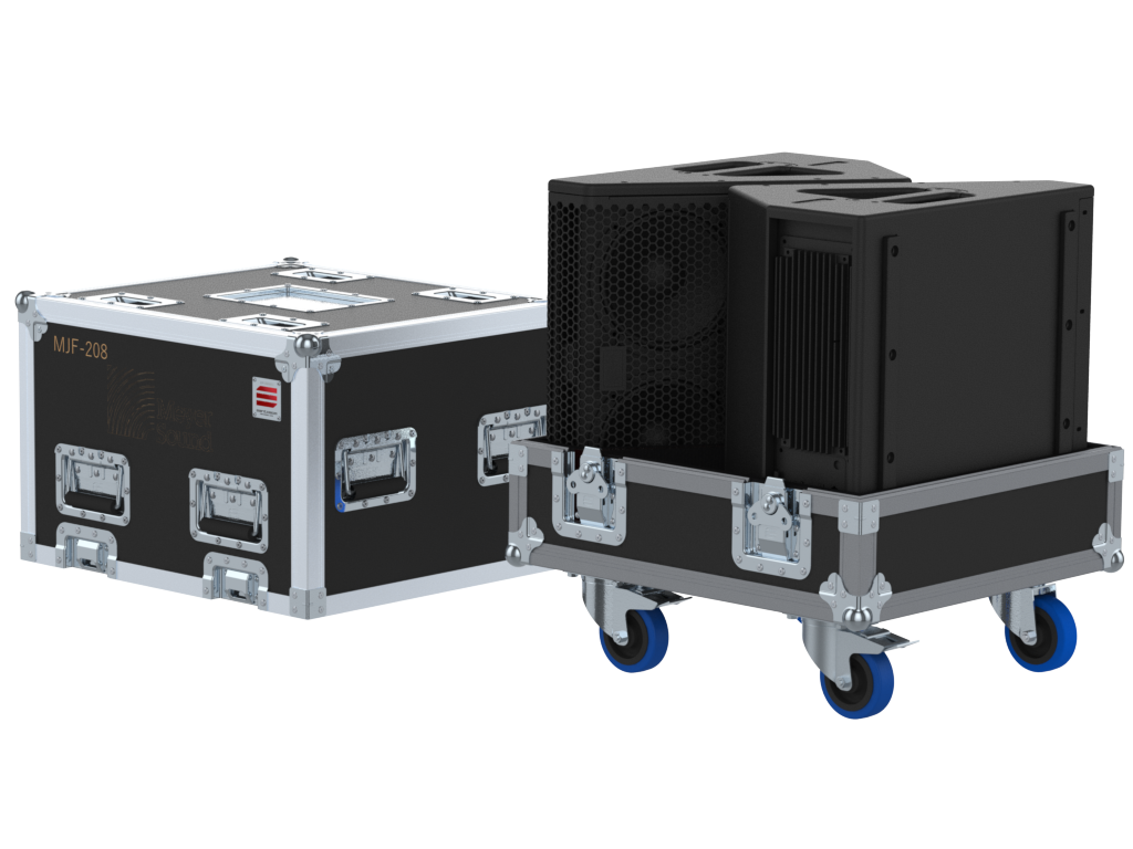 Santosom Cabinet Flight Case PRO, 2x Meyer Sound MJF-208
