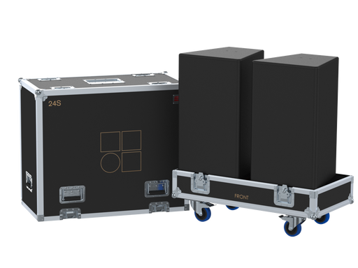 Santosom Cabinet Flight case PRO, 2x D&B 24S (Bracket ON)