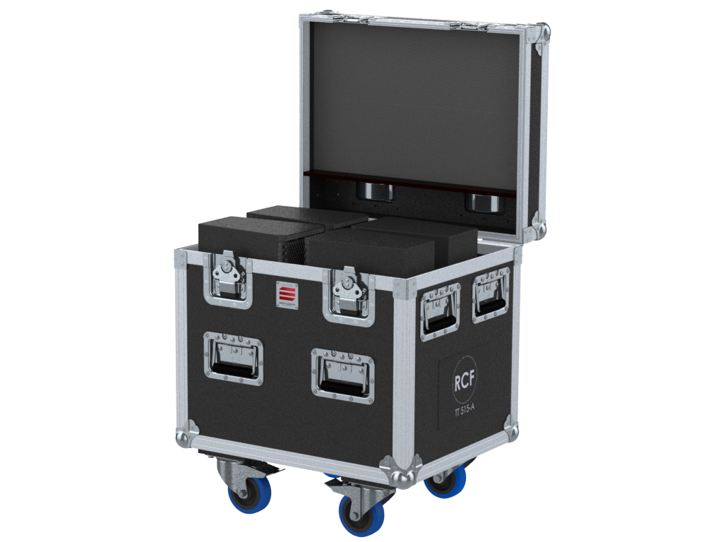 Santosom Flight Case Pro, 4x RCF TT 515-A