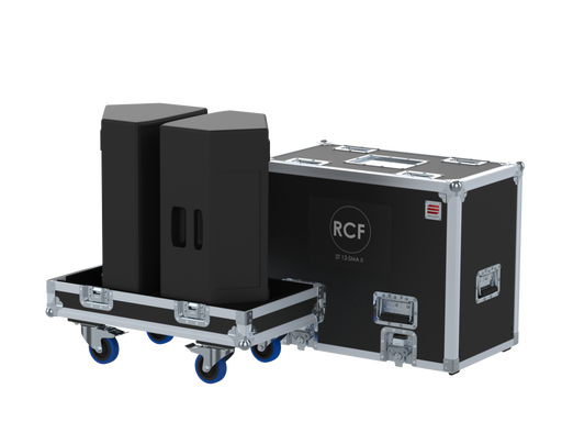 Santosom Cabinet Flight case, 2x RCF ST 12-SMA II