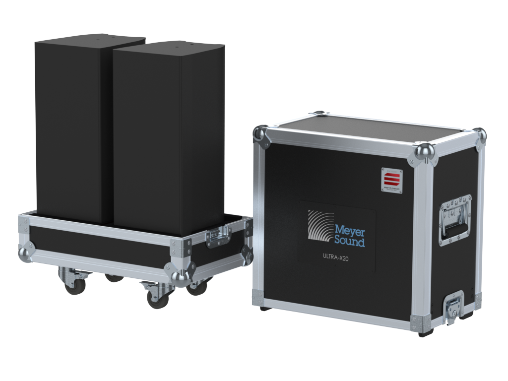 Santosom Cabinet Flight case PRO, 2x Meyer Sound Ultra-X20