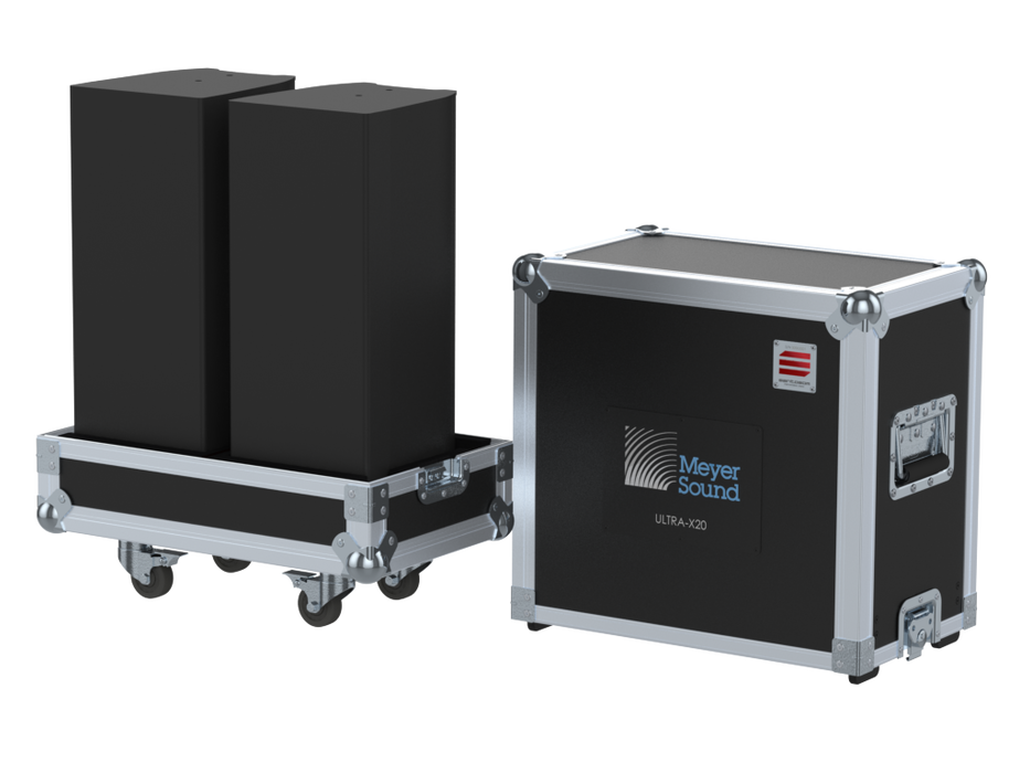 Santosom Cabinet Flight case PRO, 2x Meyer Sound Ultra-X20