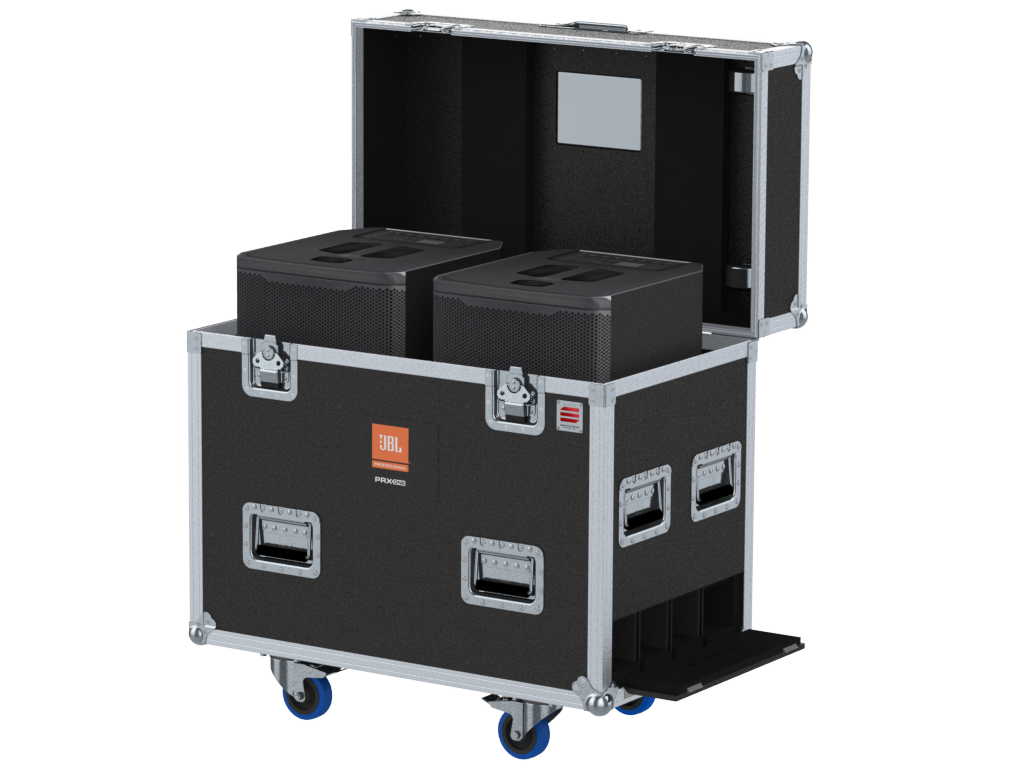 Santosom Cabinet Flight case PRO, 2x JBL PRX One