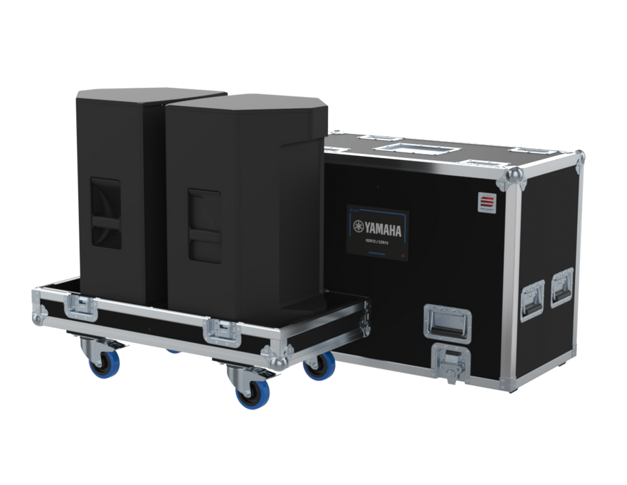 SANTOSOM Cabinet Flight case PRO, 2x Yamaha DZR12 / CZR12