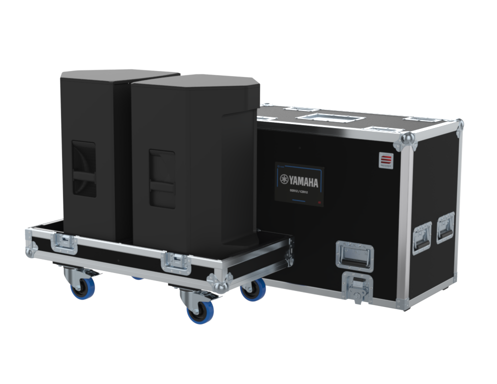 SANTOSOM Cabinet Flight case PRO, 2x Yamaha DZR12 / CZR12