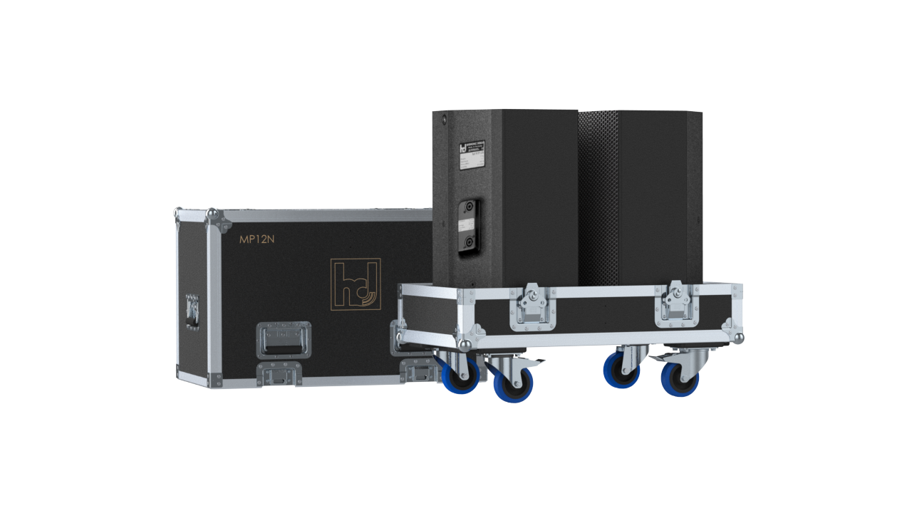 Santosom Cabinet Flight Case PRO, 2x HD MP12N