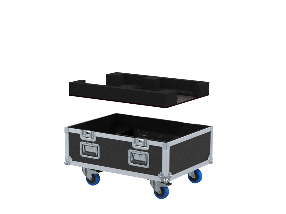 Santosom Cabinet Flight case PRO, 2x Adamson CS10p