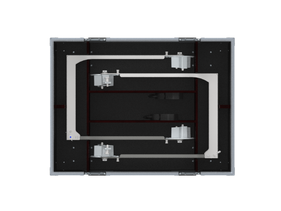 Santosom Cabinet Flight case PRO, 2x Adamson CS10p