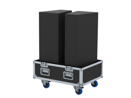 Santosom Cabinet Flight case PRO, 2x Adamson CS10p