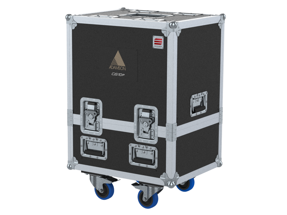 Santosom Cabinet Flight case PRO, 2x Adamson CS7p +space for acess+clamps off