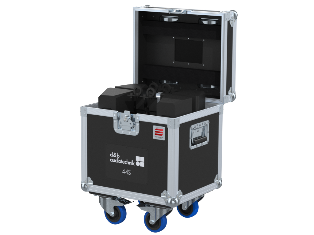 Santosom Cabinet Flight case PRO, 4x D&B 44S