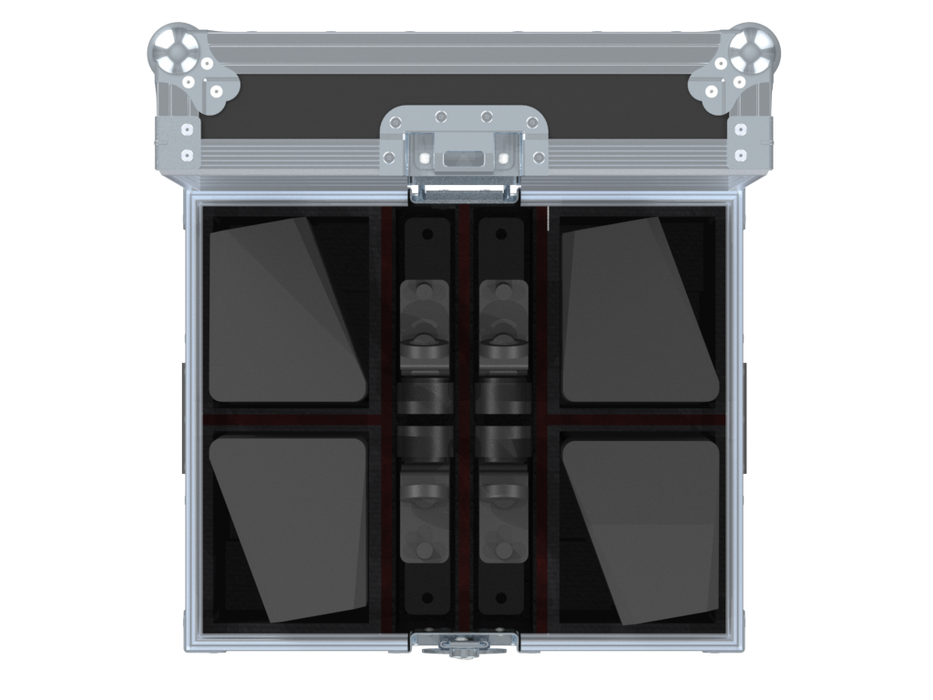 Santosom Cabinet Flight case PRO, 4x D&B 44S