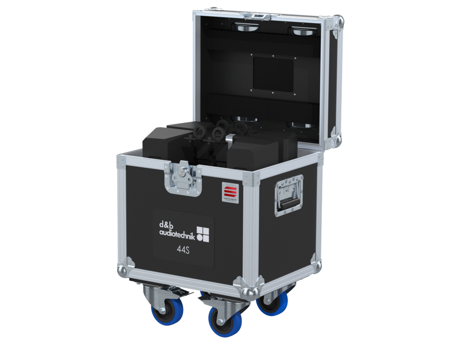 Santosom Cabinet Flight case PRO, 4x D&B 44S
