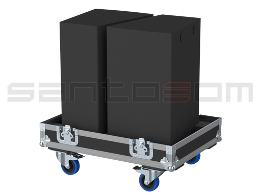 Santosom Cabinet Flight case PRO, 2x JBL VRX932LAP