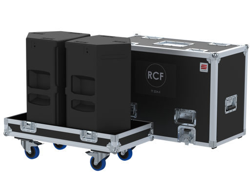 Santosom Cabinet Flight case PRO, 2x RCF TT 22A-II