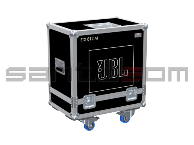 Santosom Cabinet Flight case PRO, 2x JBL STX 812-M