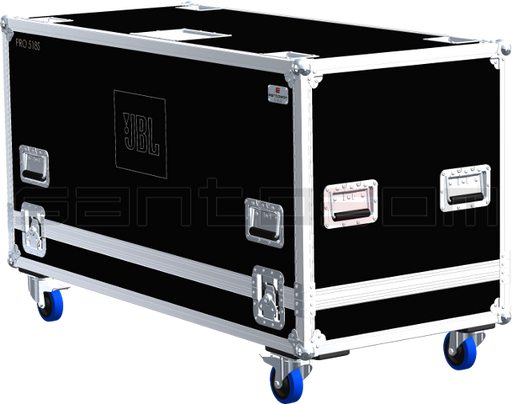 Santosom Cabinet Flight case, 2x JBL PRO 518S