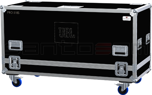 Santosom Cabinet Flight case, 2x JBL PRO 518S