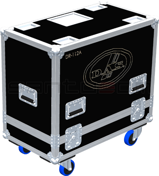 Santosom Cabinet Flight case, 2x DAS DR-112A