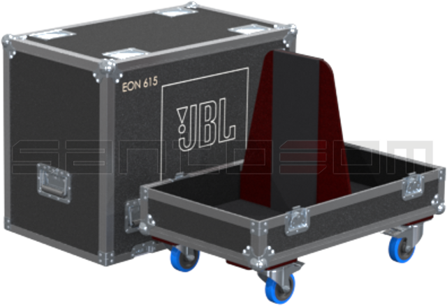 Santosom Cabinet Flight case PRO, 2x JBL EON 615
