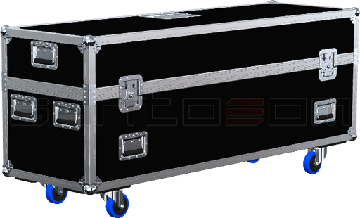 Santosom Cabinet Flight case, 3x DAS SUB15P + 2x ARCO 24