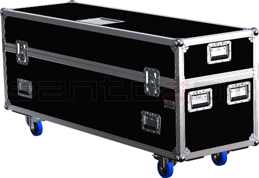 Santosom Cabinet Flight case, 3x DAS SUB15P + 2x ARCO 24