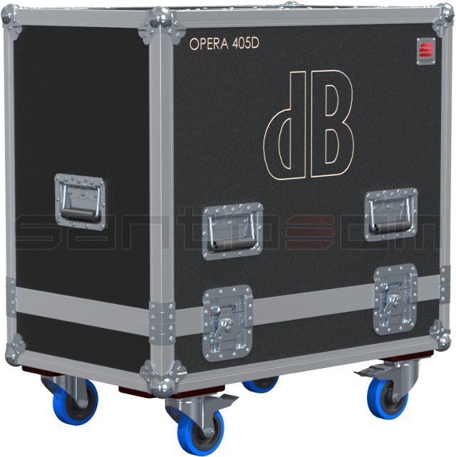 Santosom Cabinet Flight Case, 2x DB Technologies Opera 405D