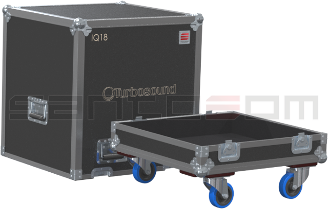Santosom Cabinet Flight Case, Turbosound iQ18