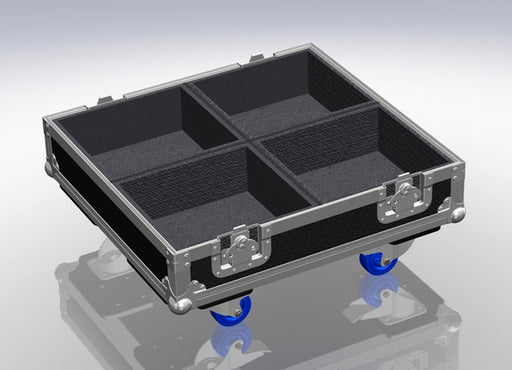 Santosom Cabinet Flight Case, 4x Electro Voice ZX1
