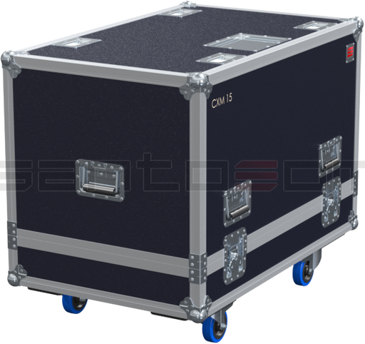 Santosom Flight Case, 4x Dynacord CXM 15