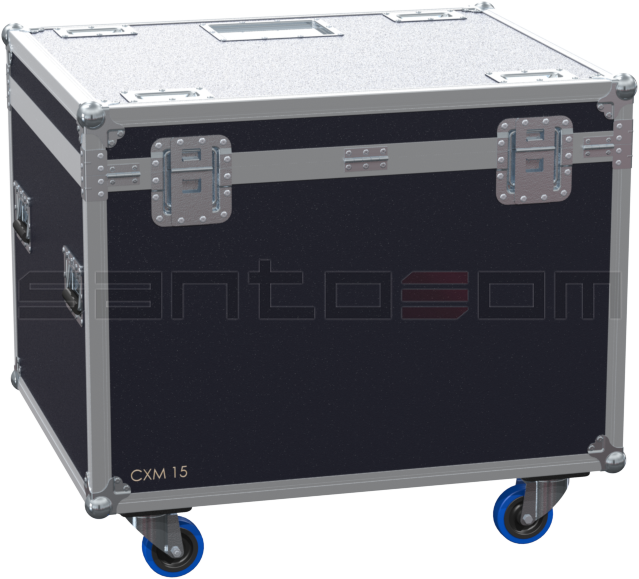 Santosom Flight Case, 4x Dynacord CXM 15