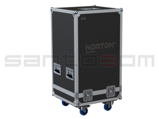 Santosom Cabinet Flight Case, 4x Norton Line Array LS-2