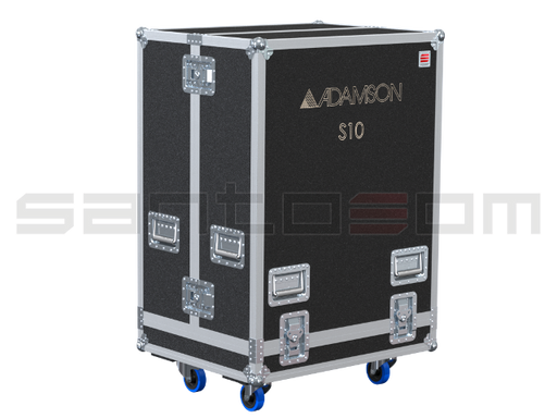 Santosom Cabinet Flight Case PRO-3, 4x Adamson S10
