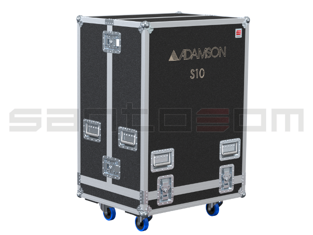 Santosom Cabinet Flight Case PRO-3, 4x Adamson S10