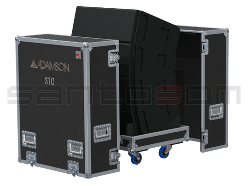 Santosom Cabinet Flight Case PRO-3, 4x Adamson S10