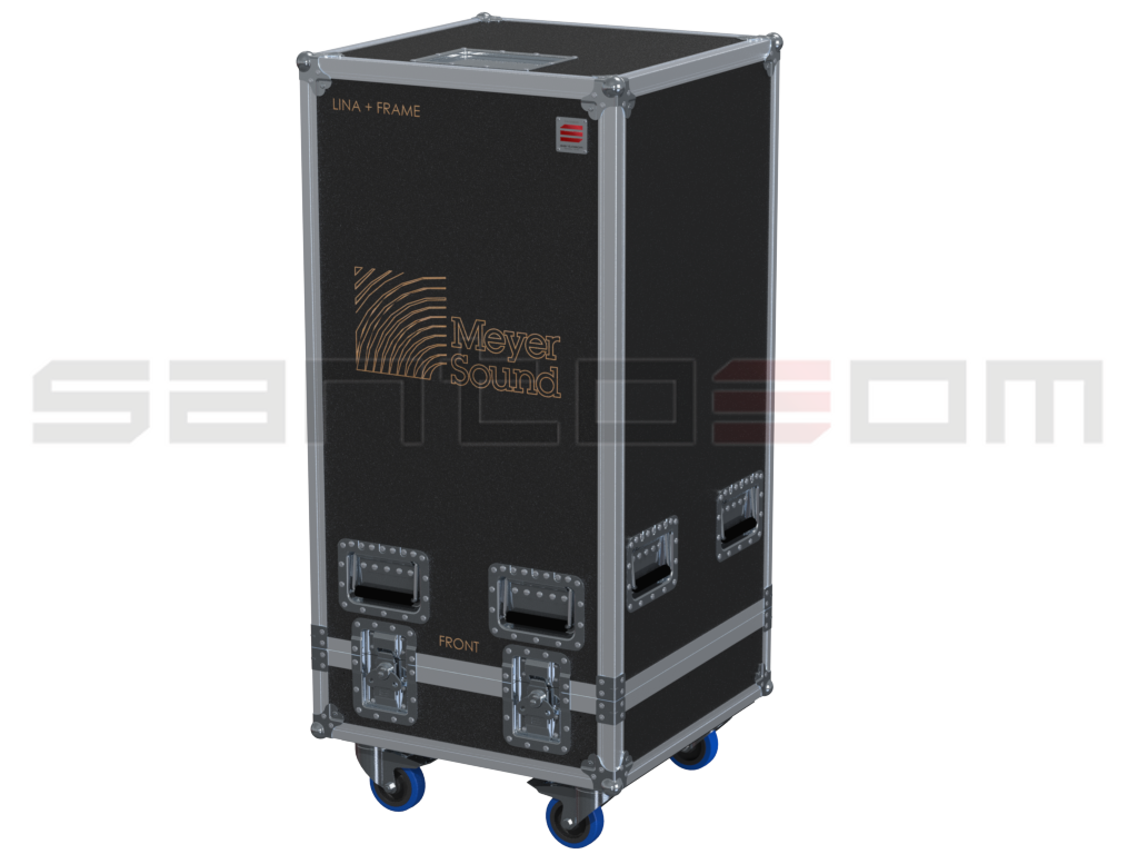 Santosom Cabinet Flight Case 5x Meyer Sound Lina + Bumper