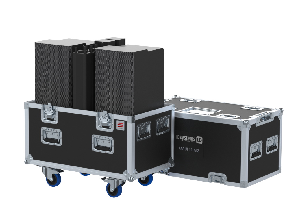 SANTOSOM Cabinet Flight case PRO, 2x LD Systems Maui® 11 G2