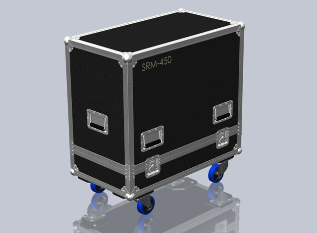 Santosom Cabinet Flight case PRO, 2 Mackie SRM 450