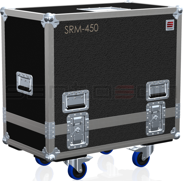 Santosom Cabinet Flight case PRO, 2 Mackie SRM 450