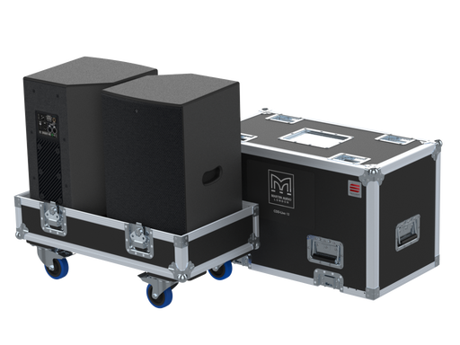 Santosom Cabinet Flight Case PRO, 2x Martin Audio CDD-Live 12