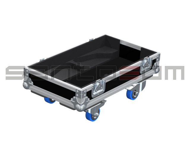 Santosom Cabinet Flight case PRO, 2x Nexo PS10