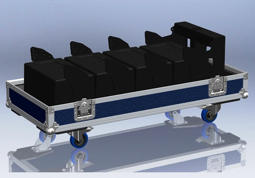 Santosom Cabinet Flight Case PRO, 8x Nexo GEO S