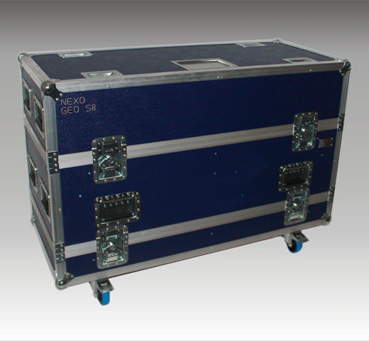 Santosom Cabinet Flight Case PRO, 8x Nexo GEO S