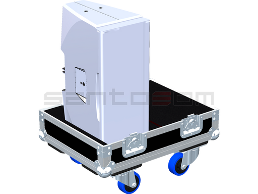 Santosom Cabinet Flight Case, 2x D&B T10