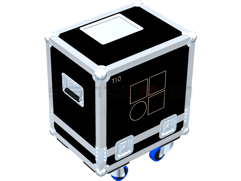 Santosom Cabinet Flight Case, 2x D&B T10