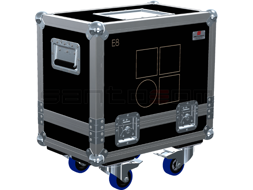 Santosom Cabinet Flight Case, 2x D&B E8