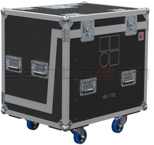 Santosom Cabinet Flight case PRO, 2x D&B V8/V12
